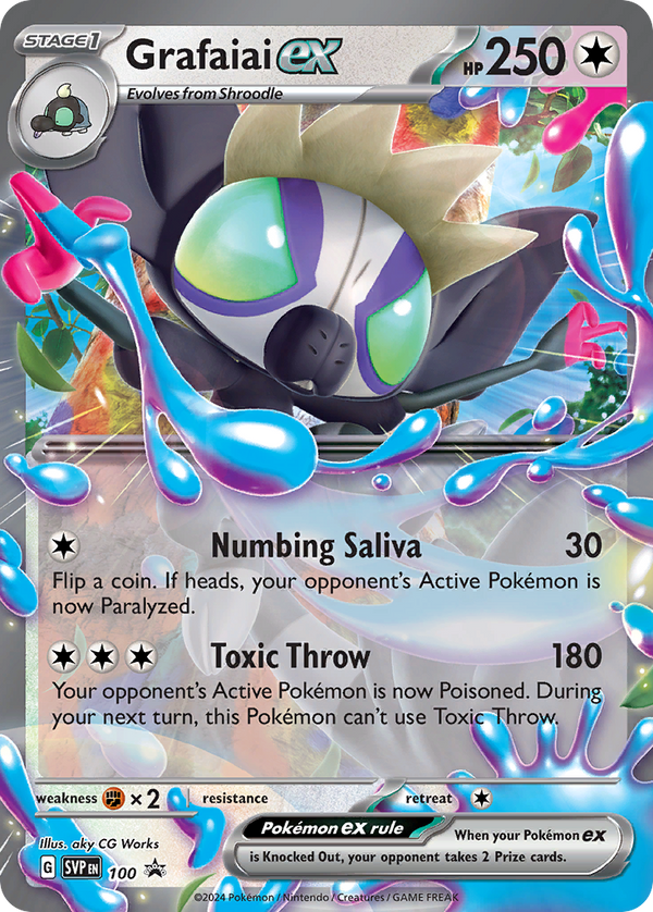 Grafaiai EX - Scarlet & Violet Black Star Promos SET-100