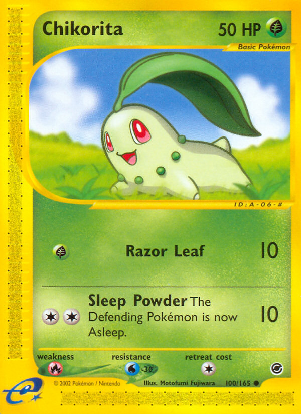 Chikorita - Expedition Base Set SET-100