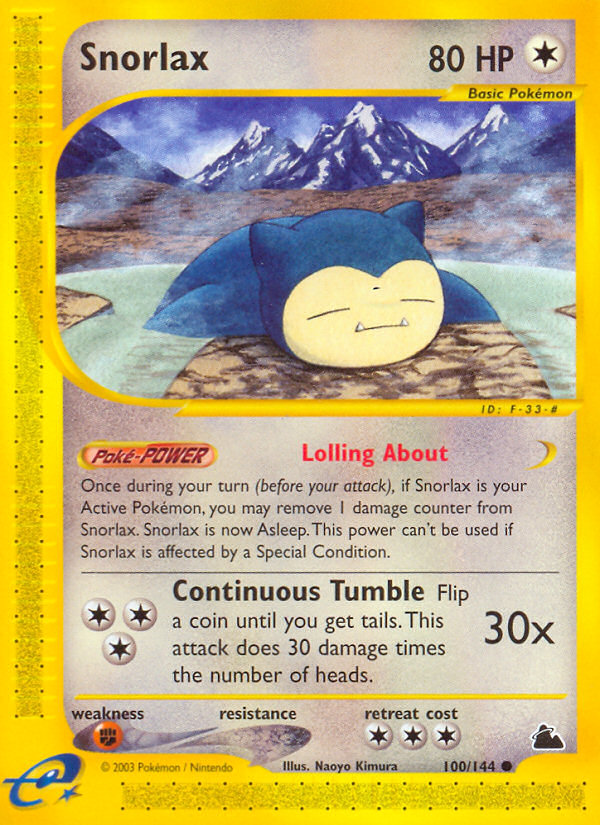 Snorlax - Skyridge SET-100