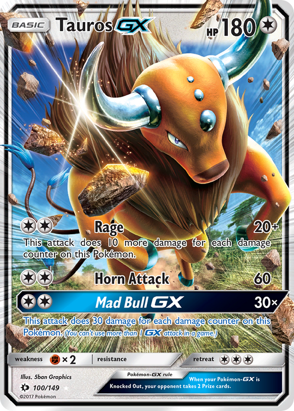 Tauros-GX - Sun & Moon SET-100