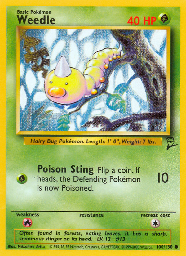 Weedle - Base SET 2-100