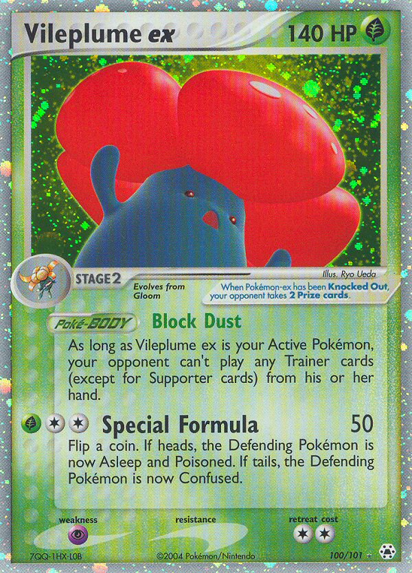 Vileplume EX - Hidden Legends SET-100
