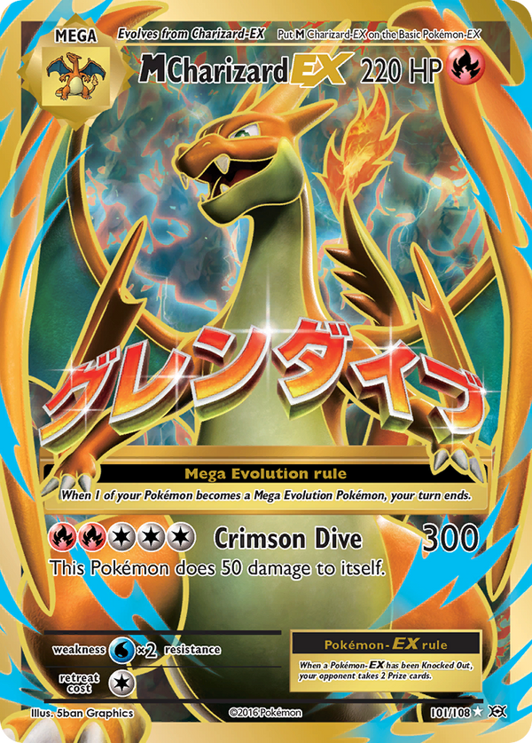 M Charizard-EX - Evolutions SET-101