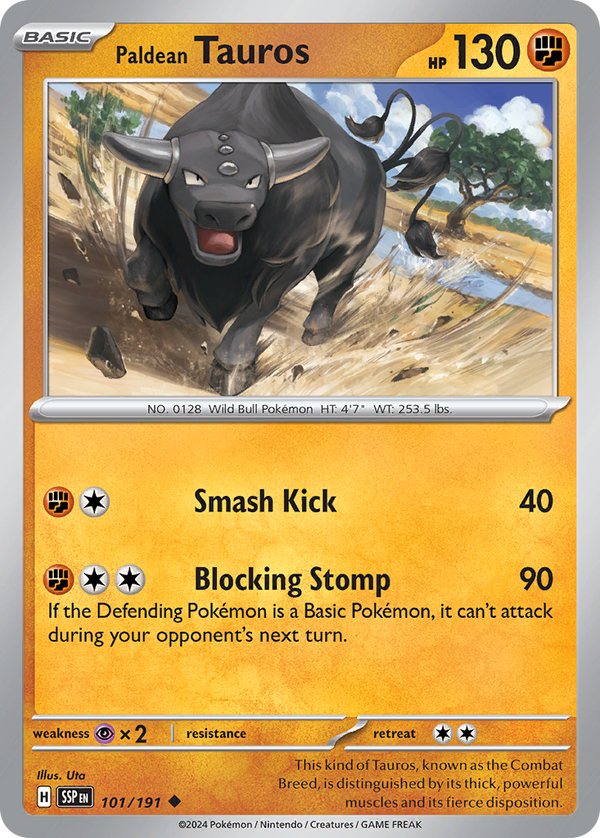 Paldean Tauros - Surging Sparks SET-101