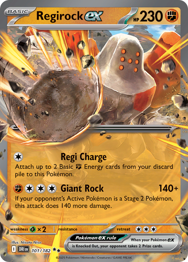 Regirock EX - Destined Rivals SET-101