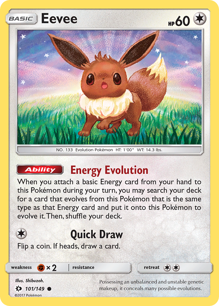Eevee - Sun & Moon SET-101