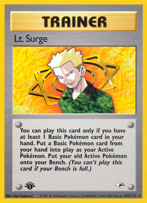 Lt. Surge - Gym Heroes SET-101