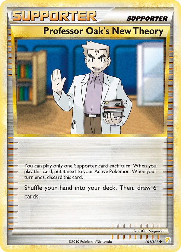 Professor Oak's New Theory - HeartGold & SoulSilver SET-101
