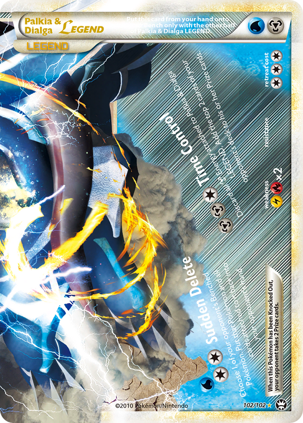 Palkia & Dialga LEGEND - HS Triumphant SET-102