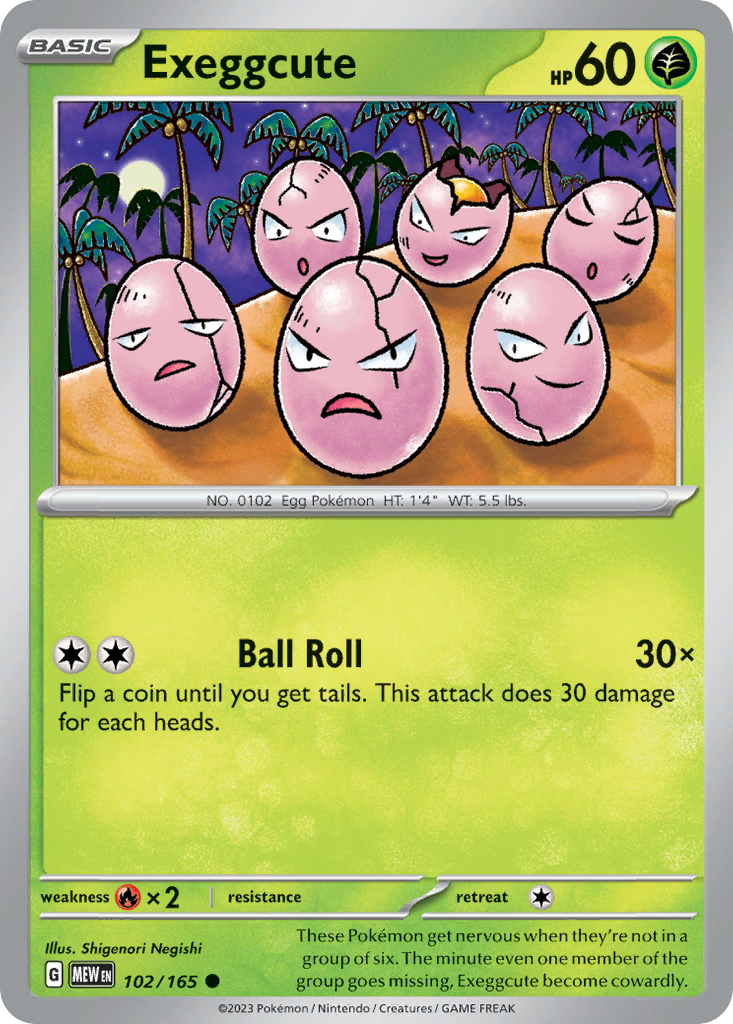 Exeggcute - 151 SET-102