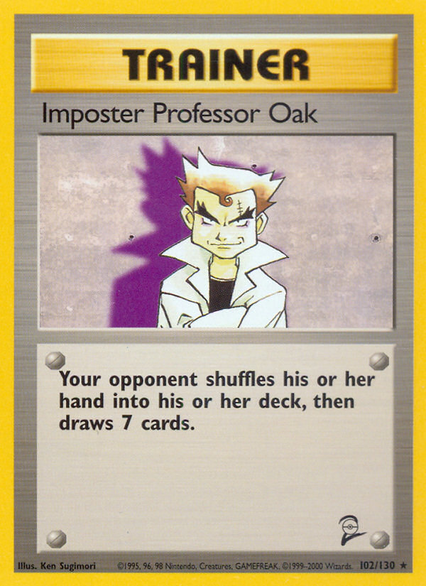 Imposter Professor Oak - Base SET 2-102