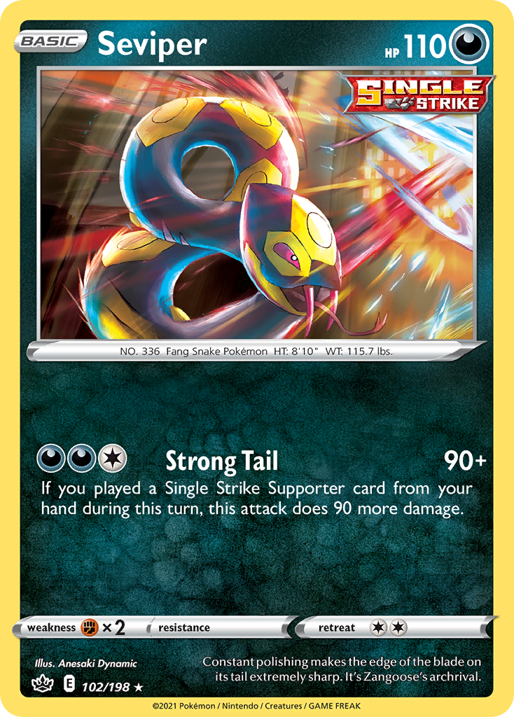 Seviper - Chilling Reign SET-102
