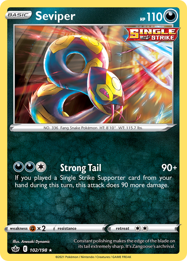 Seviper - Chilling Reign SET-102