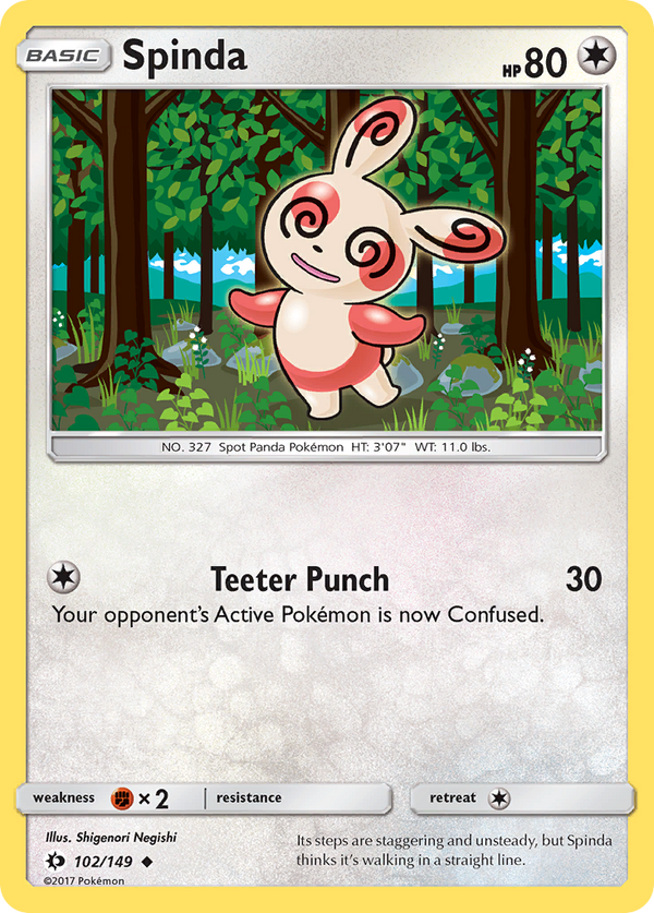 Spinda - Sun & Moon SET-102