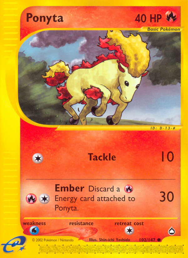 Ponyta - Aquapolis SET-102