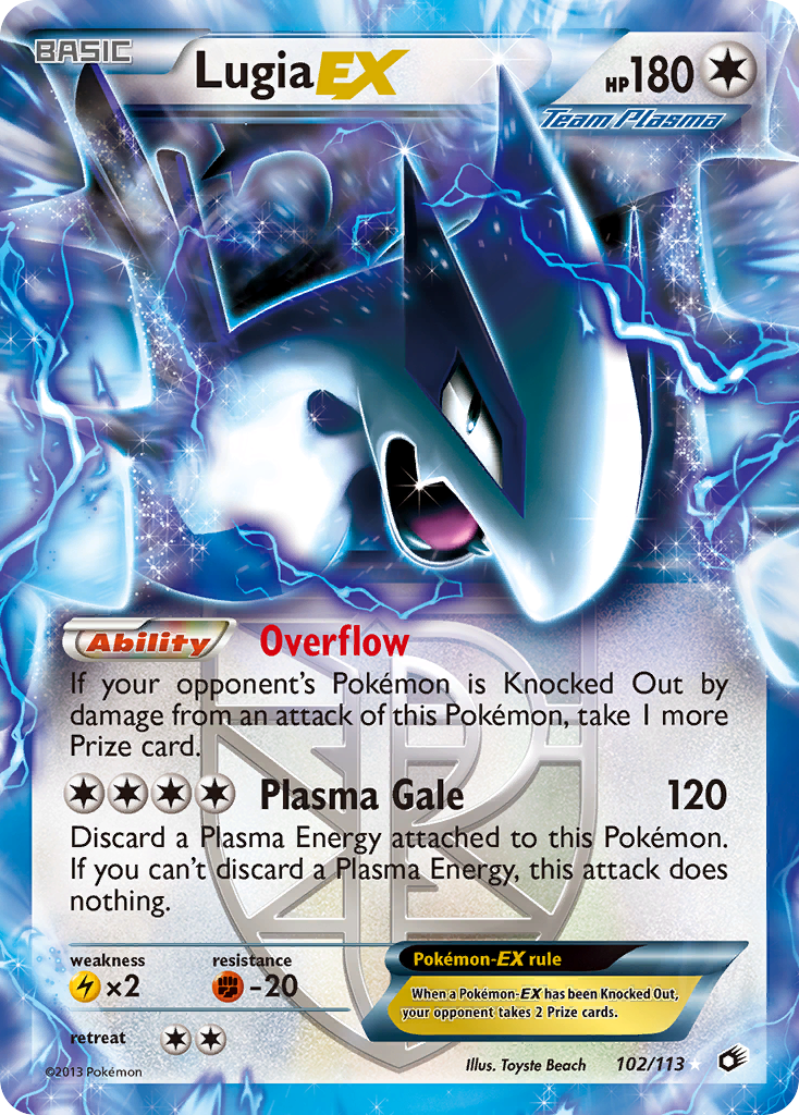 Lugia-EX - Legendary Treasures SET-102
