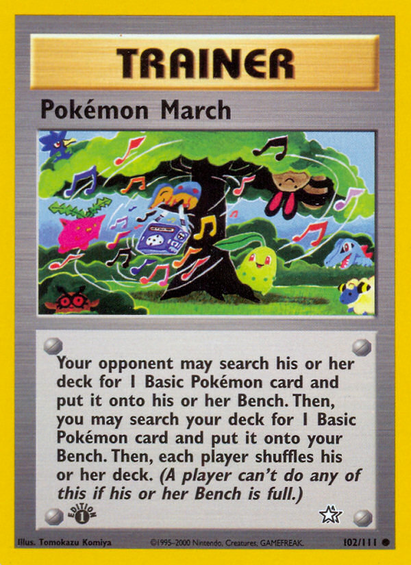 Pokemon March - Neo Genesis SET-102