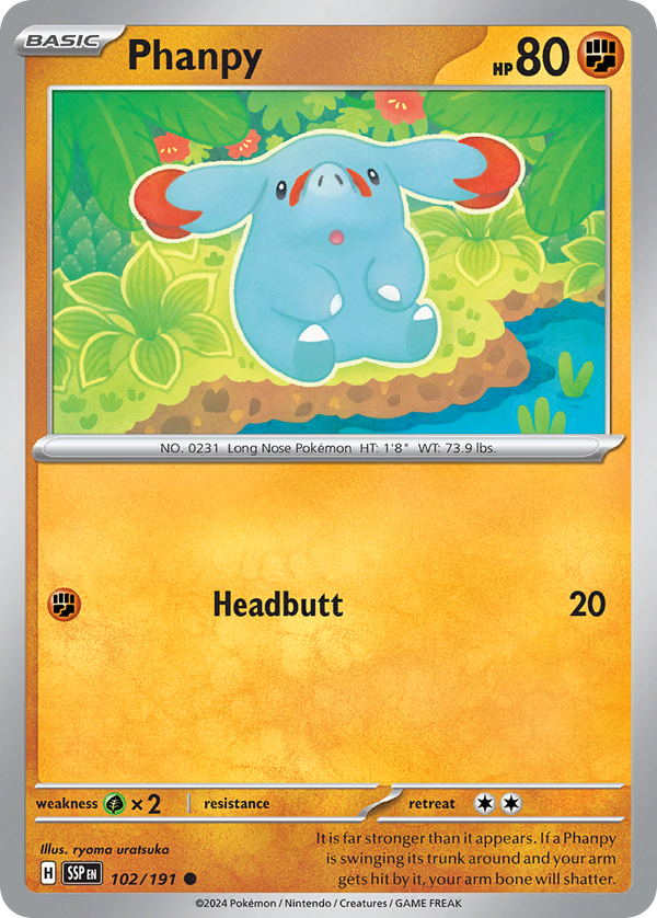 Phanpy - Surging Sparks SET-102
