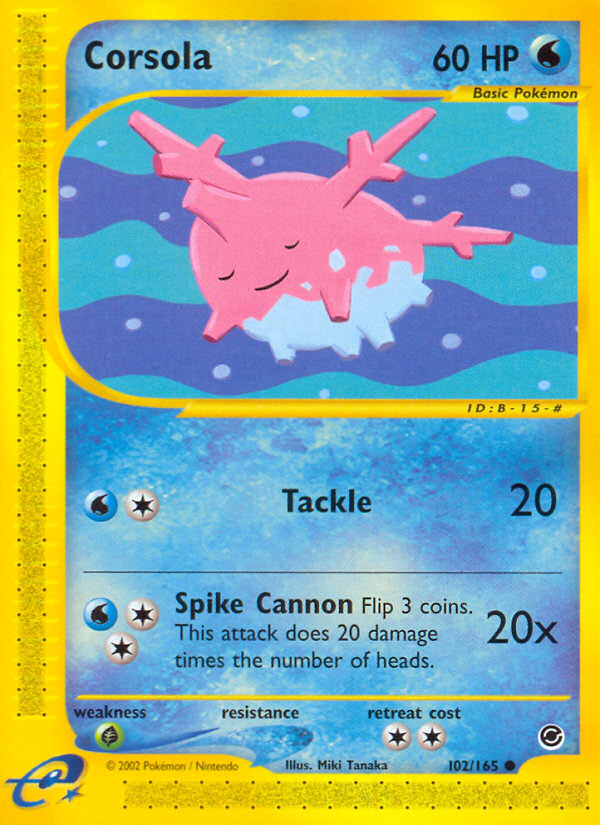 Corsola - Expedition Base Set SET-102
