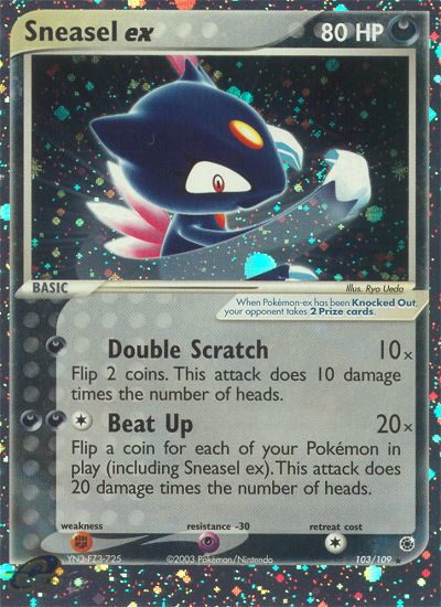 Sneasel EX - Ruby & Sapphire SET-103