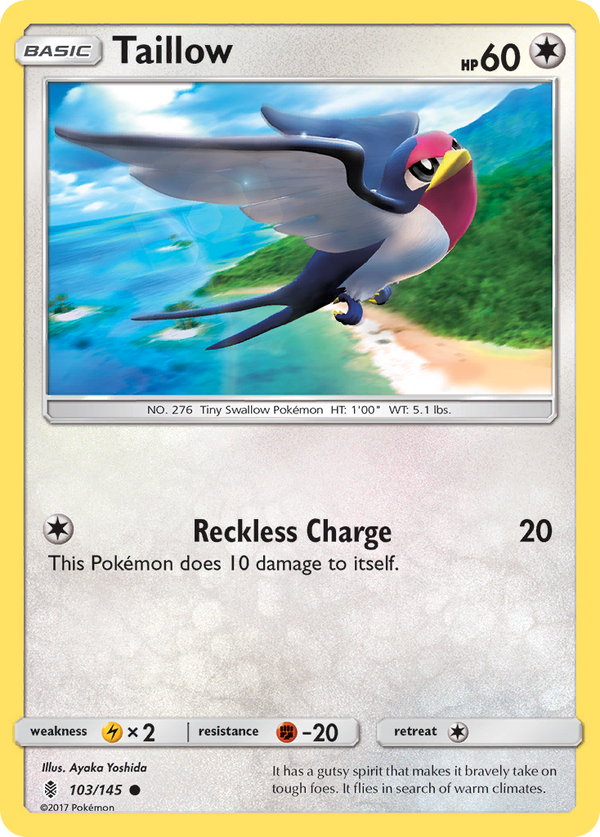 Taillow - Guardians Rising SET-103