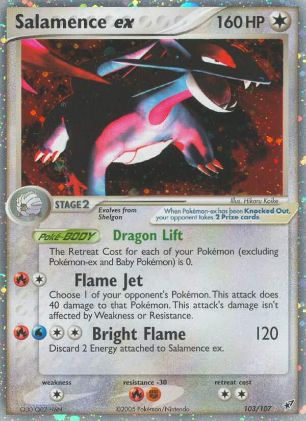 Salamence EX - Deoxys SET-103