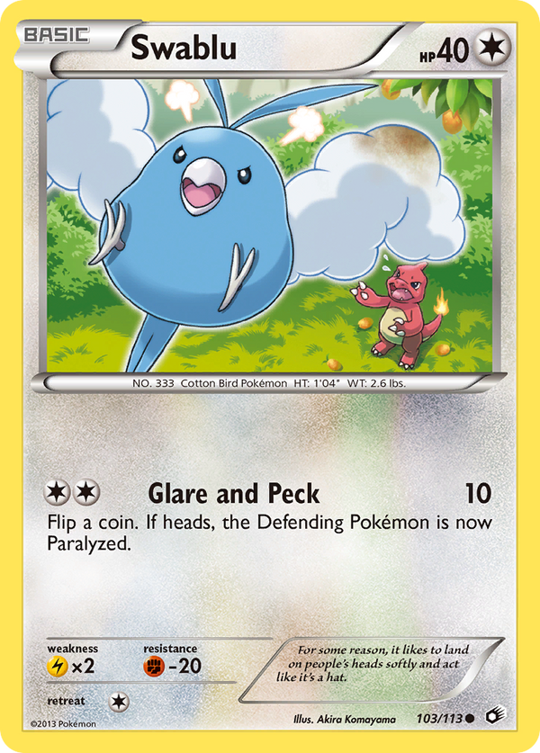 Swablu - Legendary Treasures SET-103