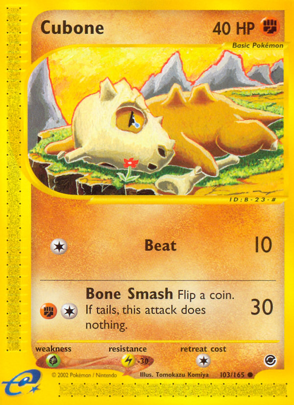 Cubone - Expedition Base Set SET-103