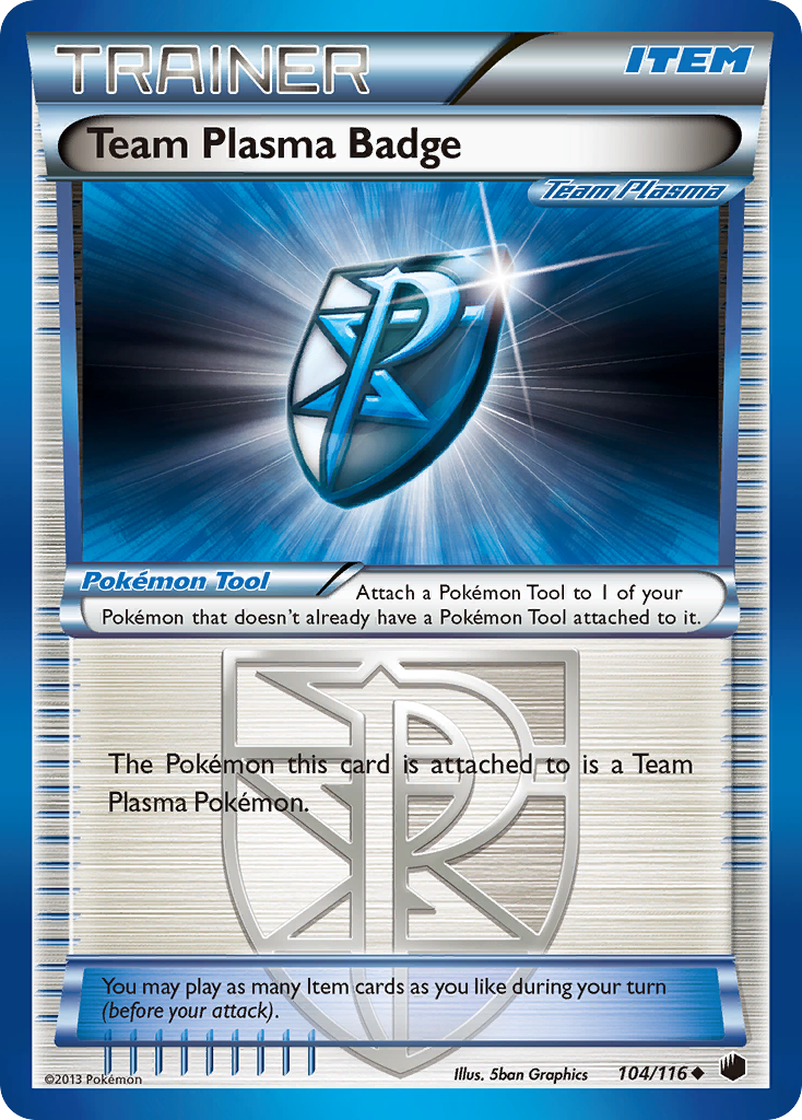 Team Plasma Badge - Plasma Freeze SET-104
