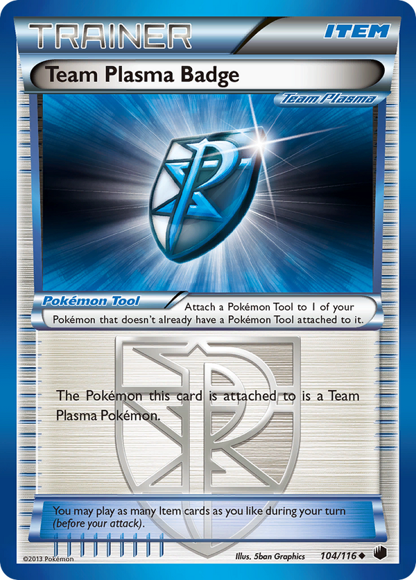 Team Plasma Badge - Plasma Freeze SET-104
