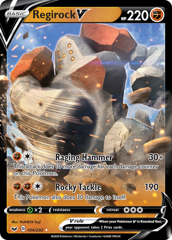 Regirock V - Sword & Shield SET-104