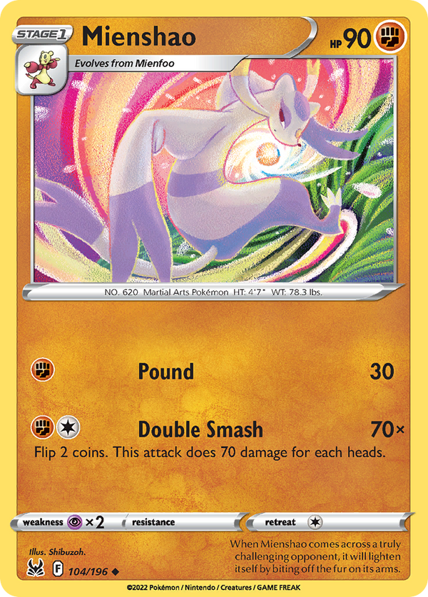 Mienshao - Lost Origin SET-104