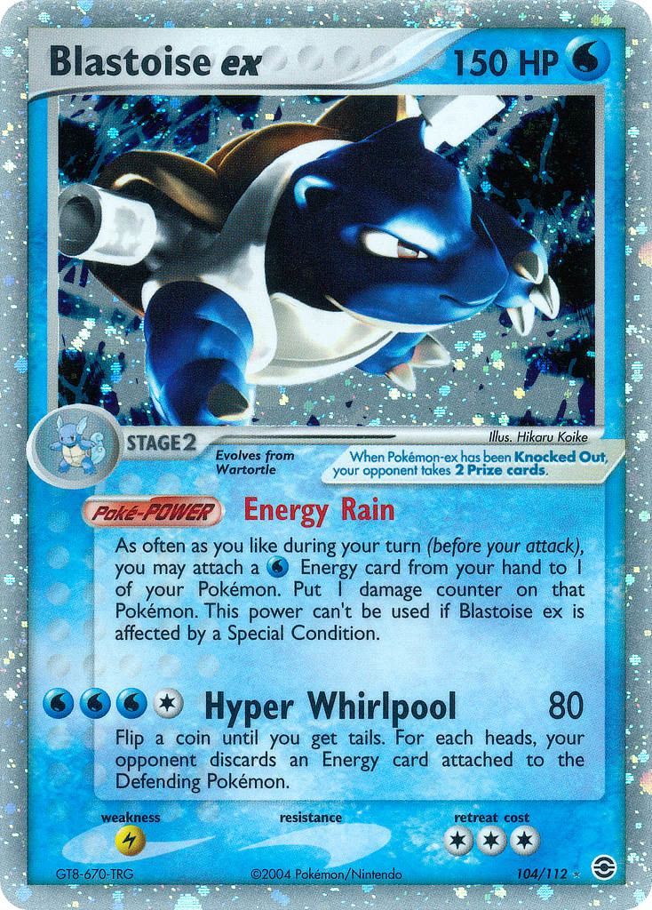 Blastoise EX - FireRed & LeafGreen SET-104
