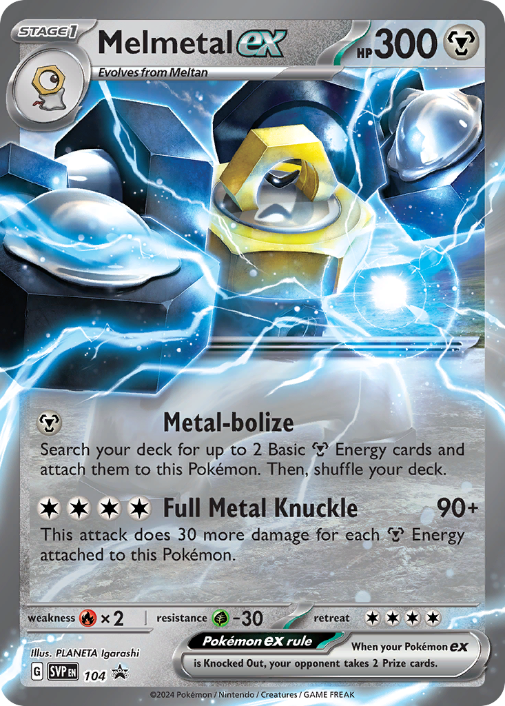 Melmetal EX - Scarlet & Violet Black Star Promos SET-104