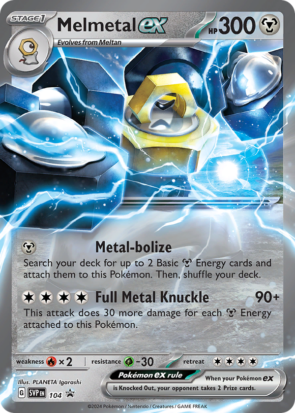 Melmetal EX - Scarlet & Violet Black Star Promos SET-104