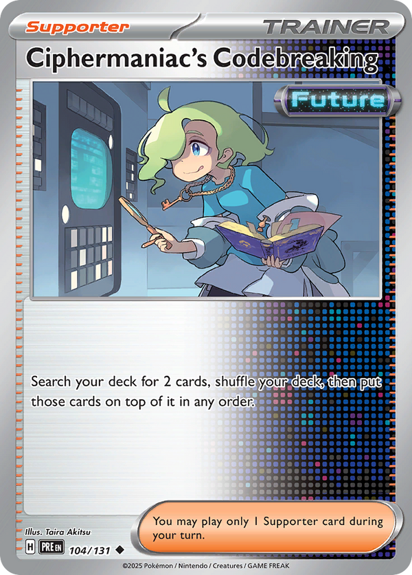 Ciphermaniac's Codebreaking - Prismatic Evolutions SET-104