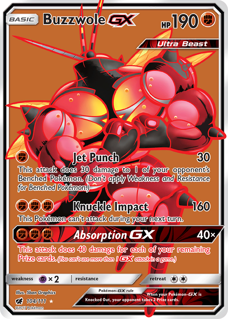 Buzzwole-GX - Crimson Invasion SET-104