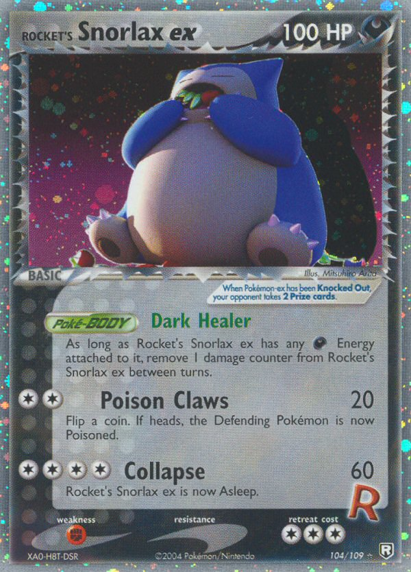 Rocket's Snorlax EX - Team Rocket Returns SET-104