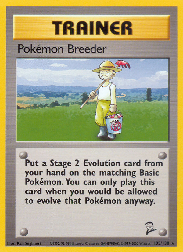 Pokemon Breeder - Base SET 2-105