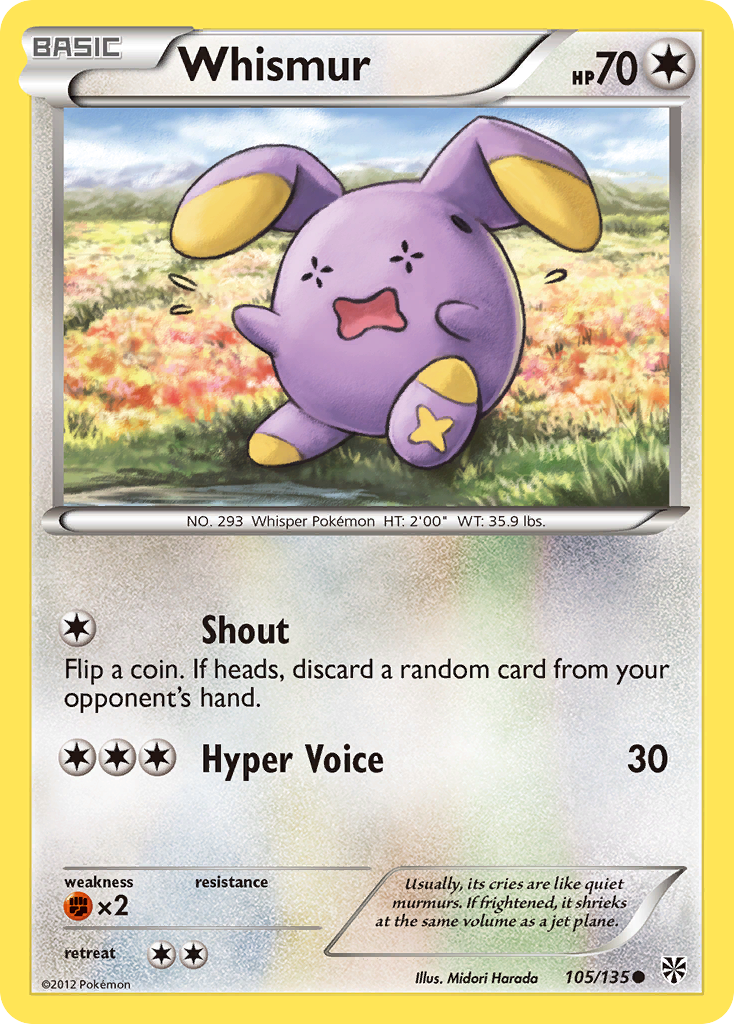 Whismur - Plasma Storm SET-105