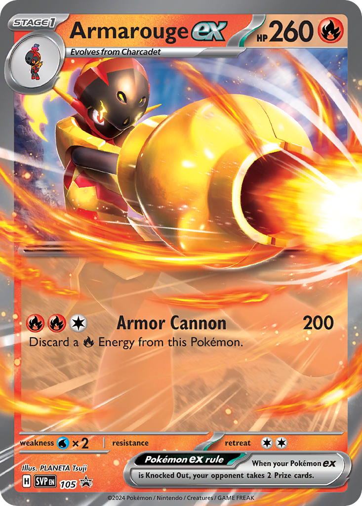 Armarouge EX - Scarlet & Violet Black Star Promos SET-105