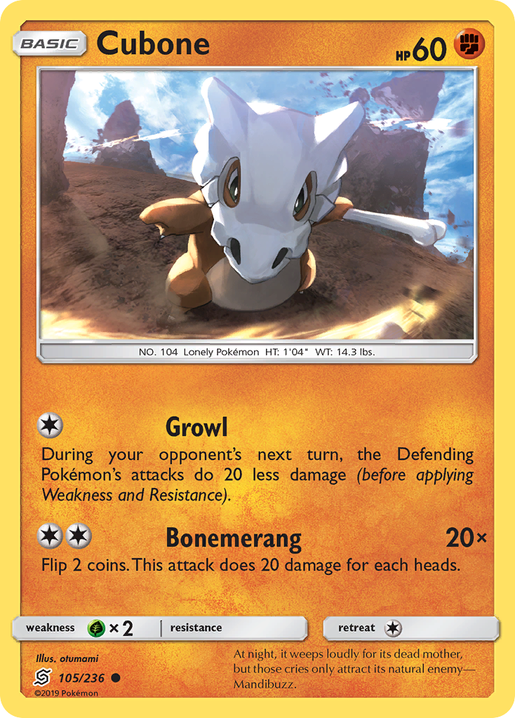 Cubone - Unified Minds SET-105