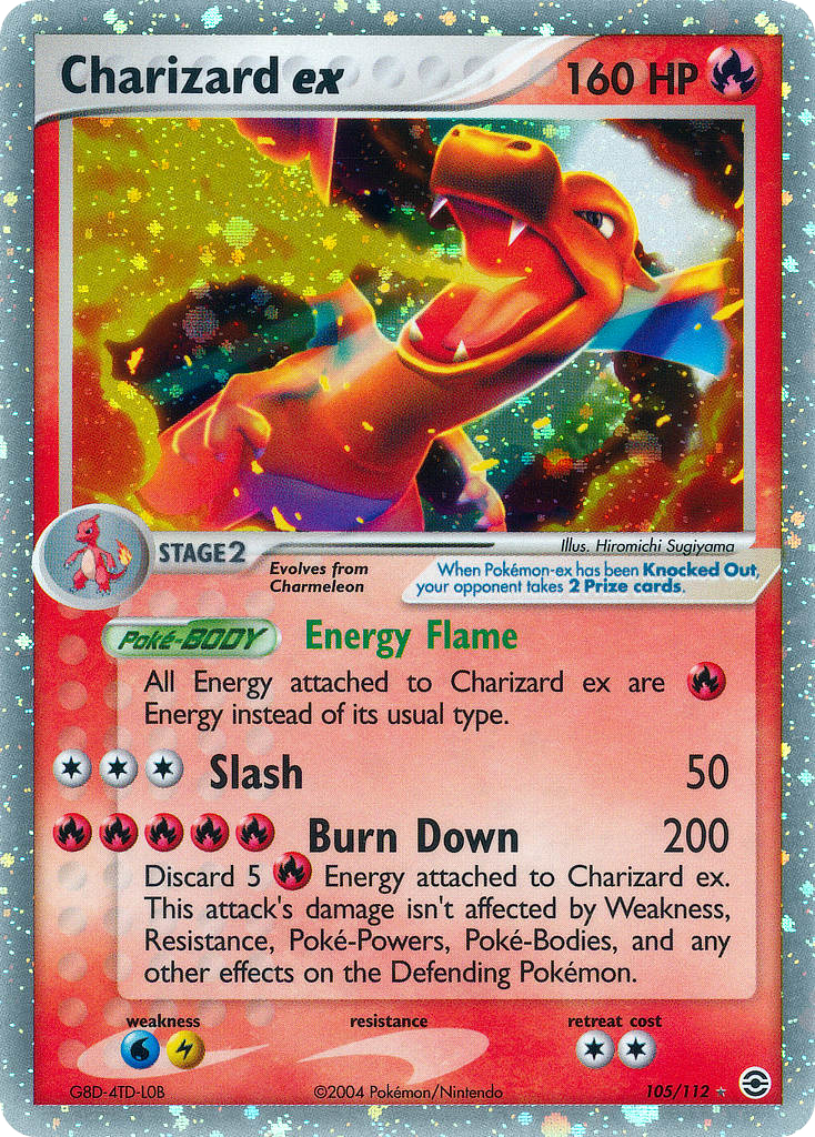 Charizard EX - FireRed & LeafGreen SET-105
