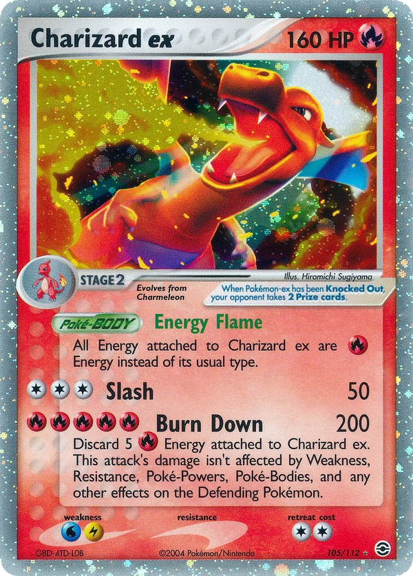 Charizard EX - FireRed & LeafGreen SET-105