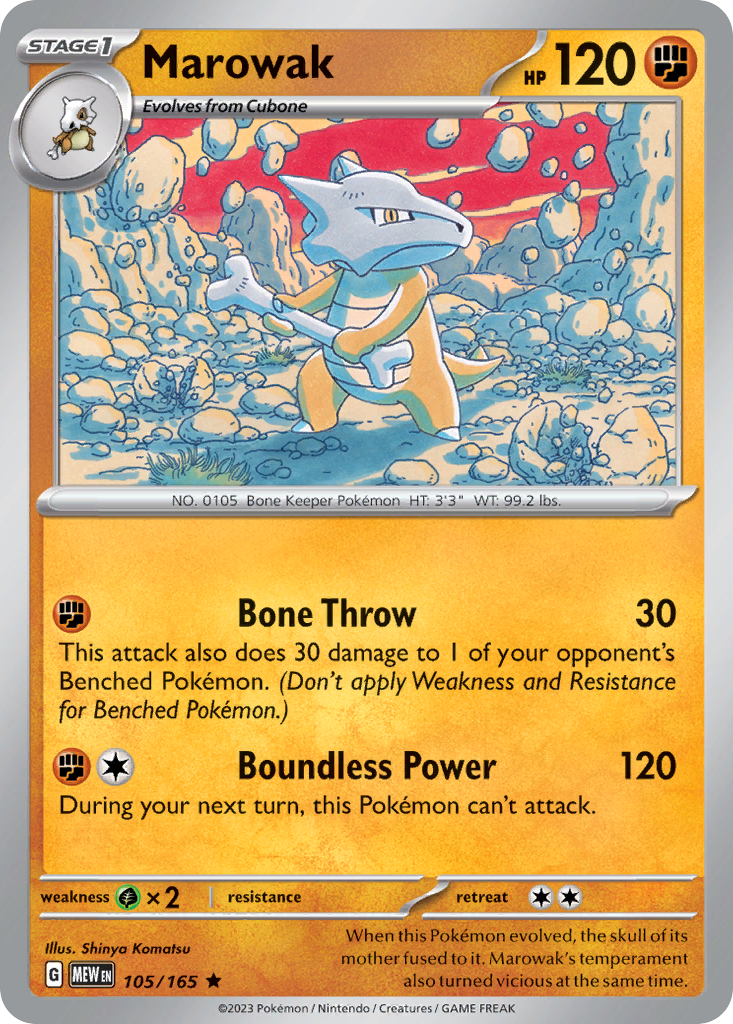 Marowak - 151 SET-105
