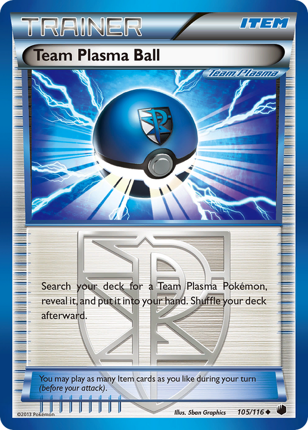 Team Plasma Ball - Plasma Freeze SET-105