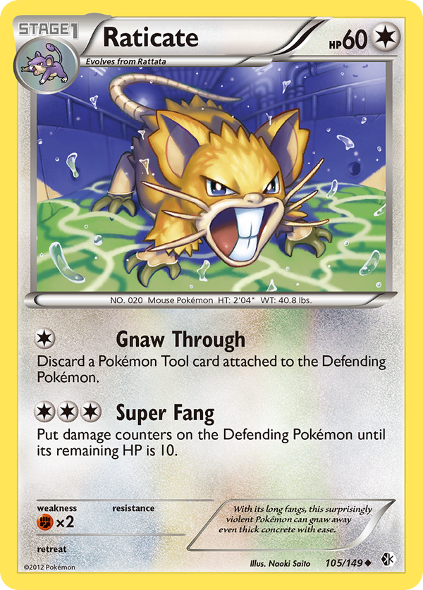 Raticate - Boundaries Crossed SET-105