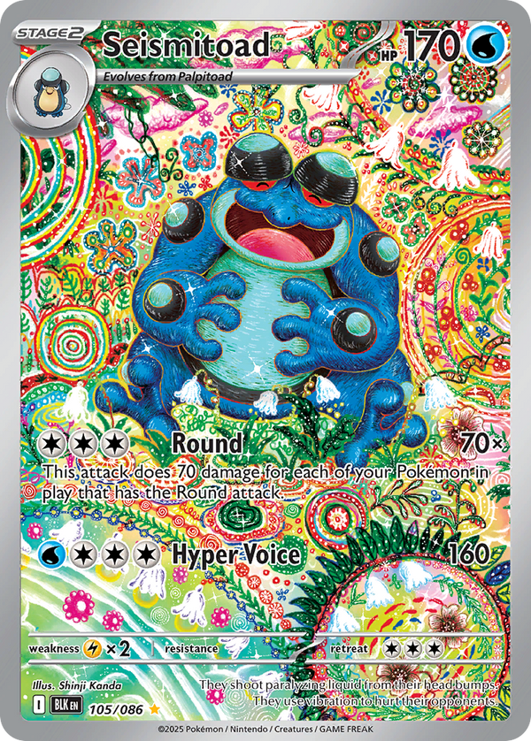 Seismitoad - Black Bolt SET-105