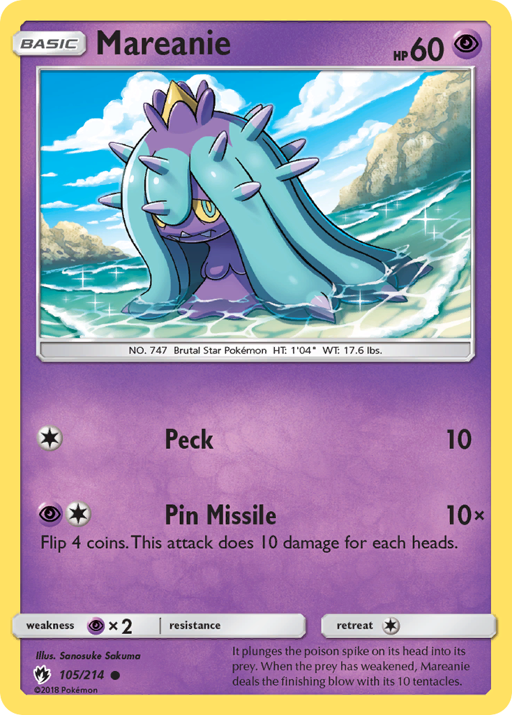 Mareanie - Lost Thunder SET-105