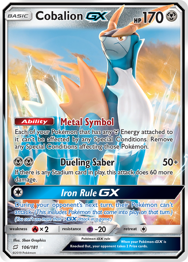 Cobalion-GX - Team Up SET-106